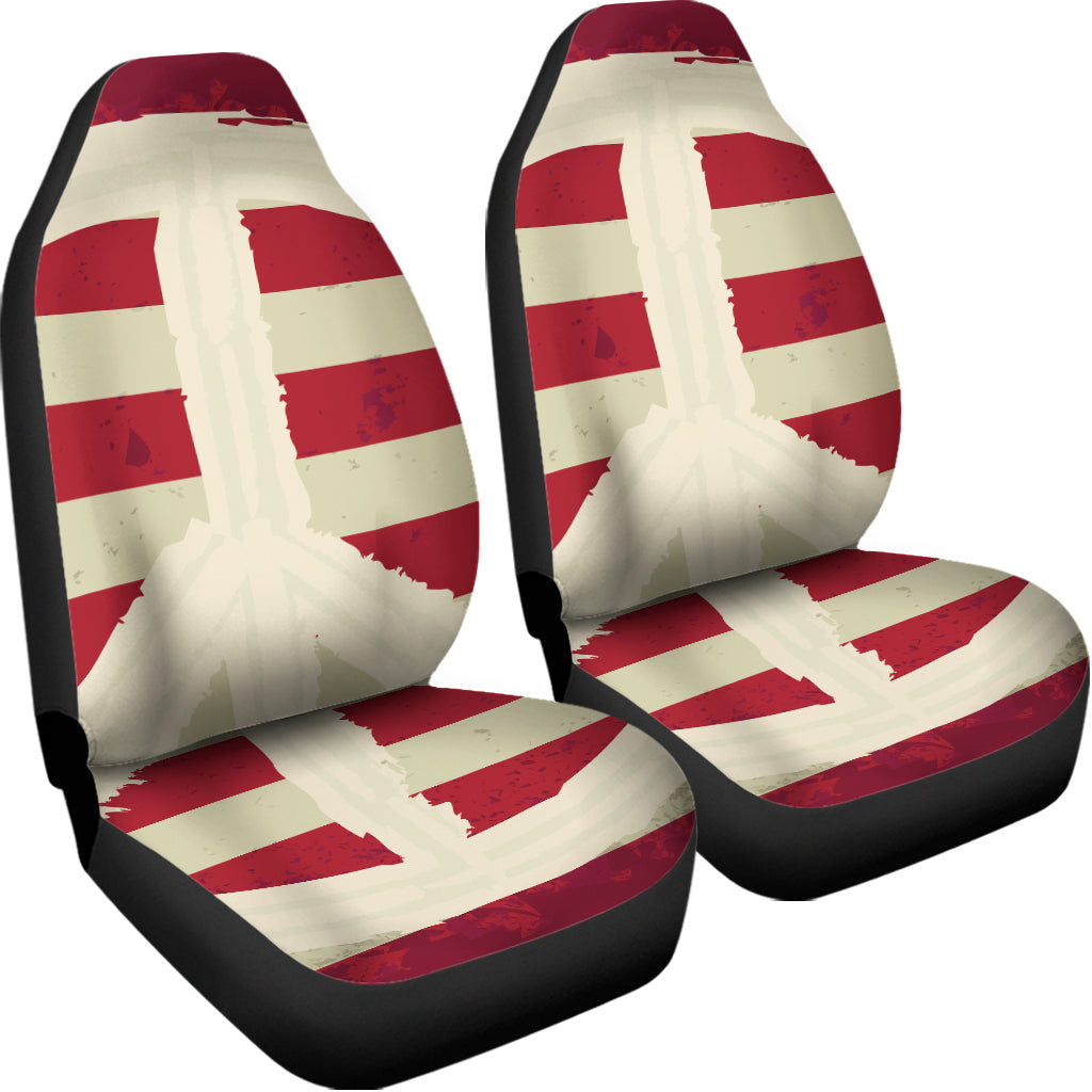 American Peace Flag Print Universal Fit Car Seat Covers