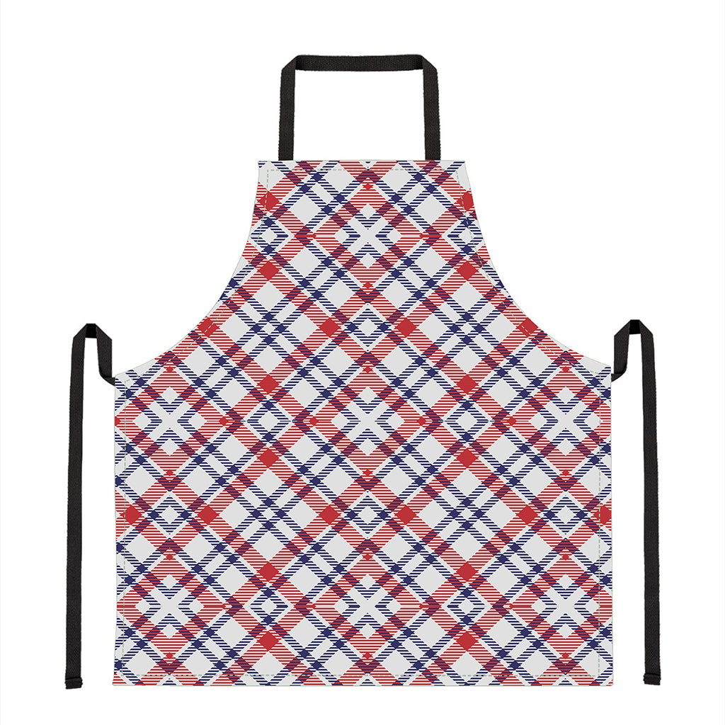 American Plaid Pattern Print Apron