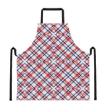 American Plaid Pattern Print Apron