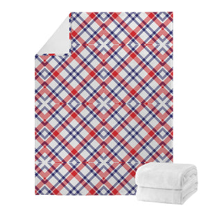 American Plaid Pattern Print Blanket