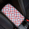 American Plaid Pattern Print Car Center Console Cover