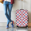 American Plaid Pattern Print Luggage Cover