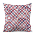 American Plaid Pattern Print Pillow Cover
