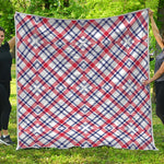 American Plaid Pattern Print Quilt