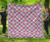 American Plaid Pattern Print Quilt