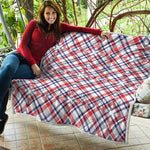 American Plaid Pattern Print Quilt
