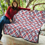 American Plaid Pattern Print Quilt