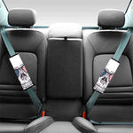 American Skull With Sunglasses Print Car Seat Belt Covers