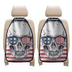 American Skull With Sunglasses Print Car Seat Organizers