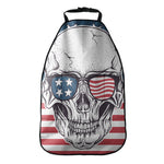 American Skull With Sunglasses Print Car Seat Organizers