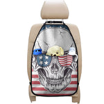 American Skull With Sunglasses Print Car Seat Organizers