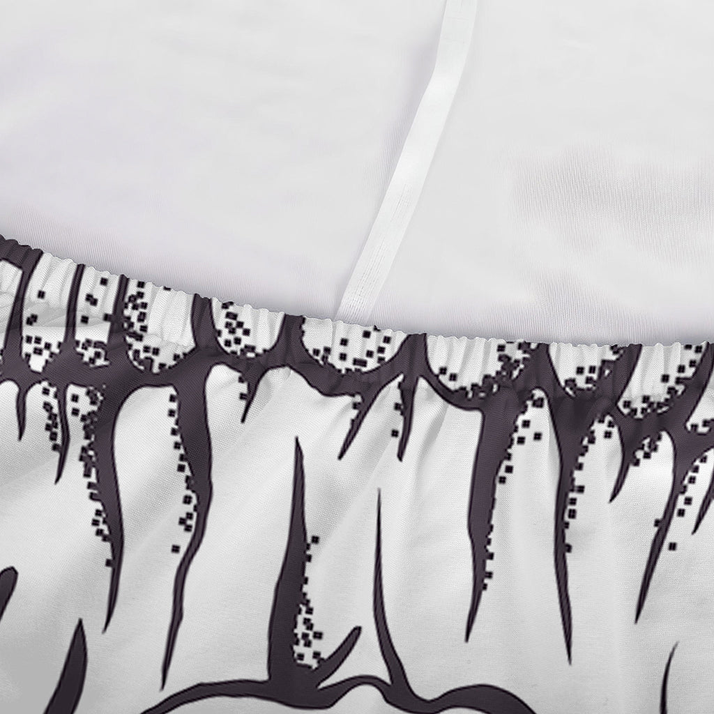 American Skull With Sunglasses Print Sofa Cover