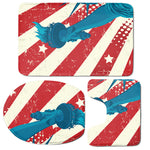 American Statue of Liberty Print 3 Piece Bath Mat Set