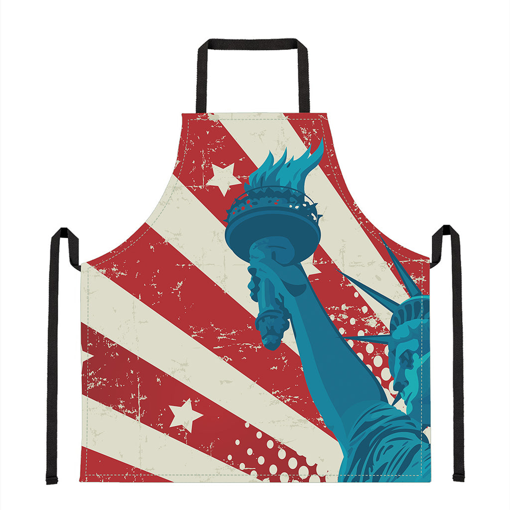 American Statue of Liberty Print Apron