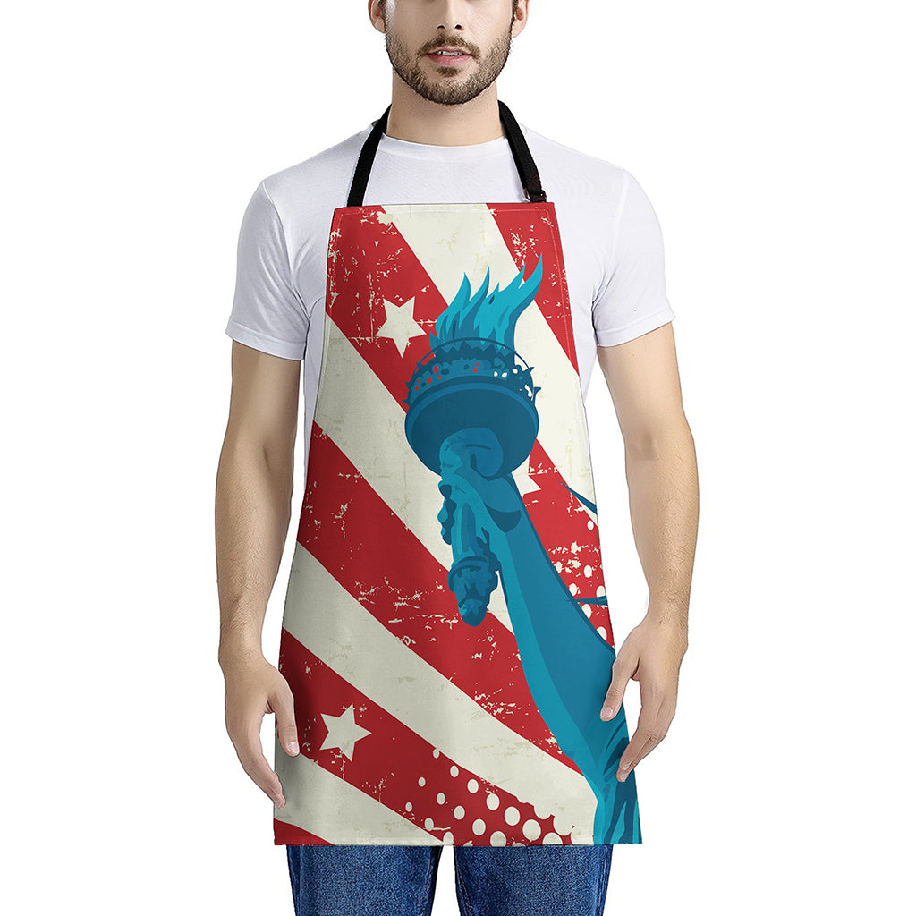 American Statue of Liberty Print Apron