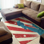 American Statue of Liberty Print Area Rug