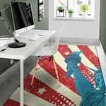 American Statue of Liberty Print Area Rug