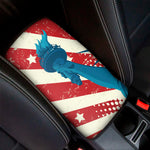 American Statue of Liberty Print Car Center Console Cover