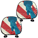 American Statue of Liberty Print Car Headrest Covers