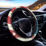 American Statue of Liberty Print Car Steering Wheel Cover