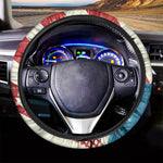 American Statue of Liberty Print Car Steering Wheel Cover