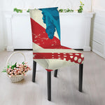 American Statue of Liberty Print Dining Chair Slipcover