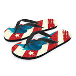 American Statue of Liberty Print Flip Flops