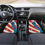 American Statue of Liberty Print Front and Back Car Floor Mats