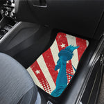 American Statue of Liberty Print Front and Back Car Floor Mats