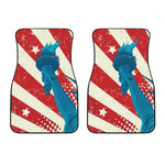 American Statue of Liberty Print Front Car Floor Mats