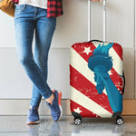 American Statue of Liberty Print Luggage Cover