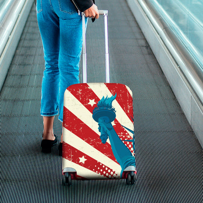 American Statue of Liberty Print Luggage Cover