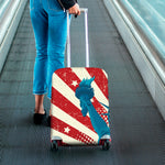 American Statue of Liberty Print Luggage Cover
