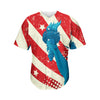 American Statue of Liberty Print Men's Baseball Jersey