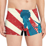 American Statue of Liberty Print Men's Boxer Briefs