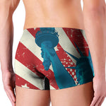 American Statue of Liberty Print Men's Boxer Briefs