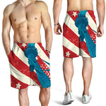 American Statue of Liberty Print Men's Shorts