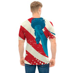 American Statue of Liberty Print Men's T-Shirt