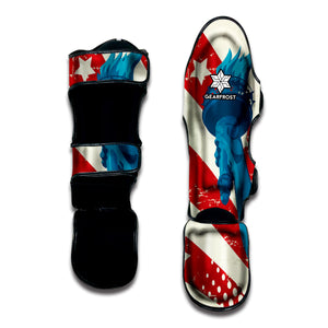 American Statue of Liberty Print Muay Thai Shin Guard