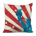 American Statue of Liberty Print Pillow Cover