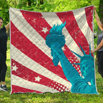 American Statue of Liberty Print Quilt