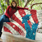 American Statue of Liberty Print Quilt