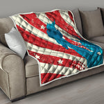 American Statue of Liberty Print Quilt