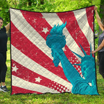 American Statue of Liberty Print Quilt