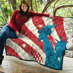 American Statue of Liberty Print Quilt