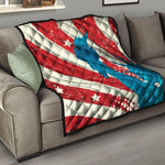 American Statue of Liberty Print Quilt