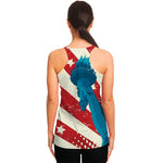 American Statue of Liberty Print Women's Racerback Tank Top