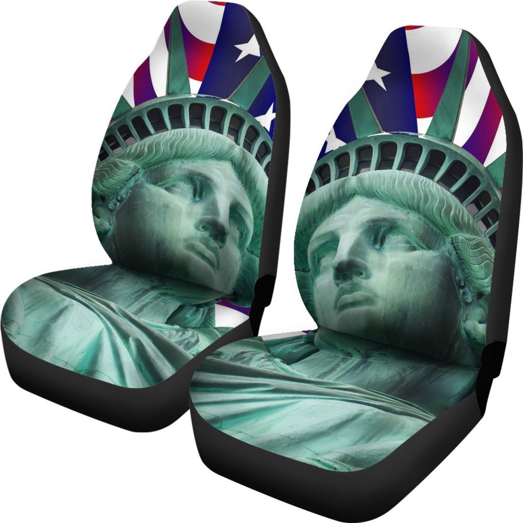 American Statue Of Liberty Universal Fit Car Seat Covers GearFrost