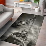 American War Memorial Print Area Rug