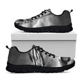 American War Memorial Print Black Running Shoes